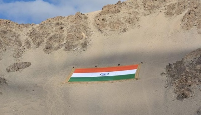 On Gandhi Jayanti, world's largest ‘Khadi national flag’ inaugurated in Leh